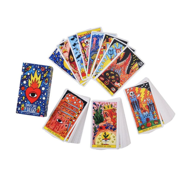 78pcs Tarot Del Fuego Cards