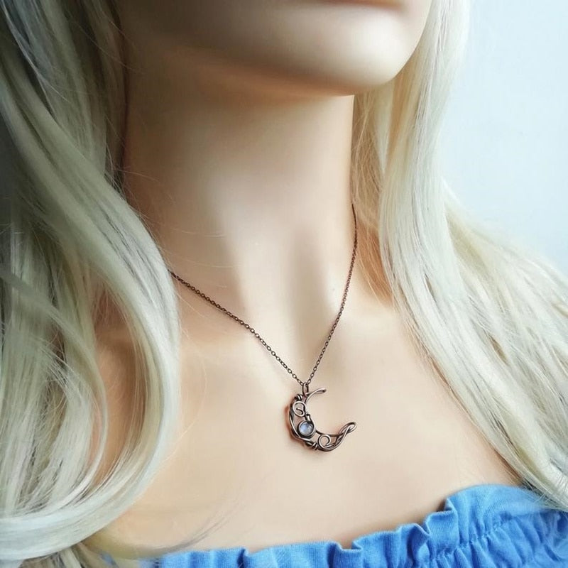 Witchwood Moon Necklace