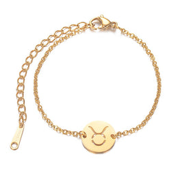 Gold Zodiac Charm Bracelet