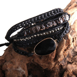 Obsidian Witchcord Bracelet
