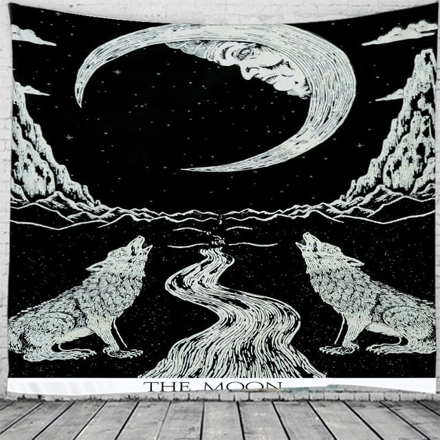 Tarot Card Tapestry Wall Covering